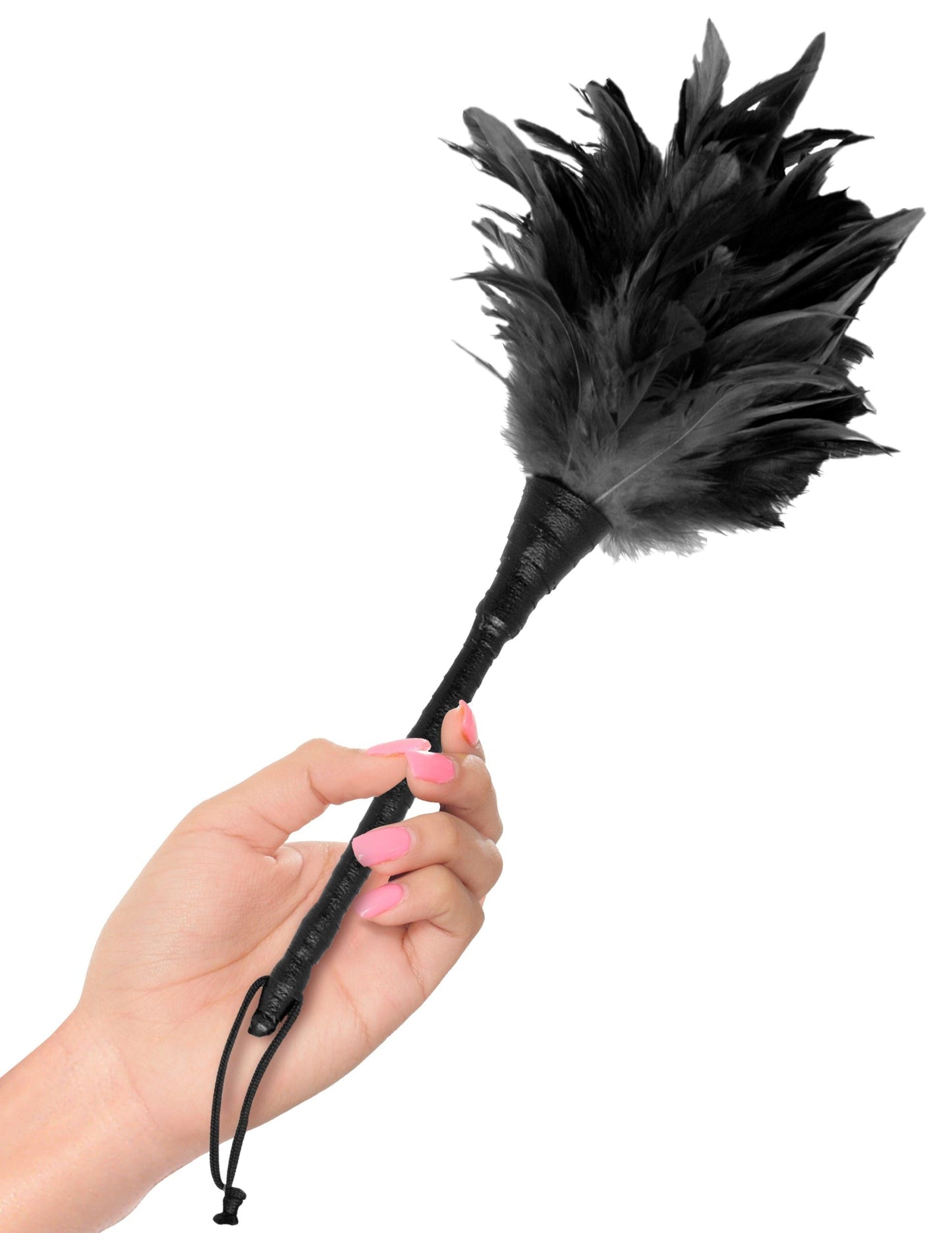 Frisky Feather Fantasy Duster in Obsidian