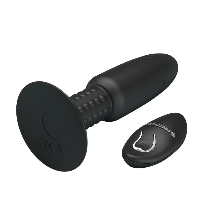 Plug Anal con Cuentas de Placer y Control Remoto