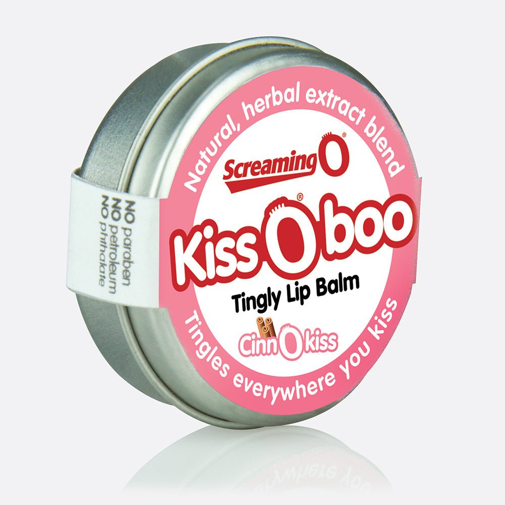 Bálsamo labial con hormigueo de canela Kiss O Boo