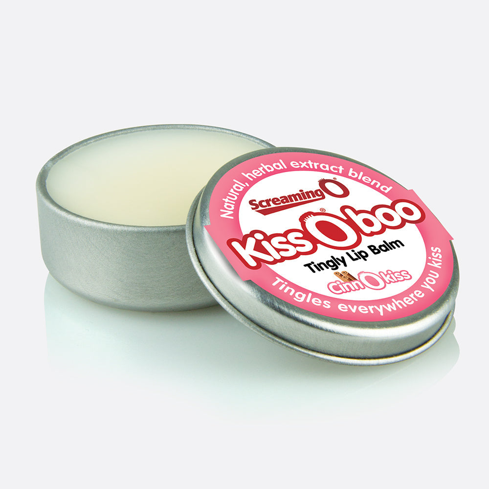 Bálsamo labial con hormigueo de canela Kiss O Boo