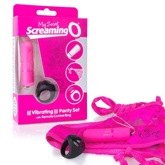 Vibrador Panty Control Remoto Screaming O Rosa