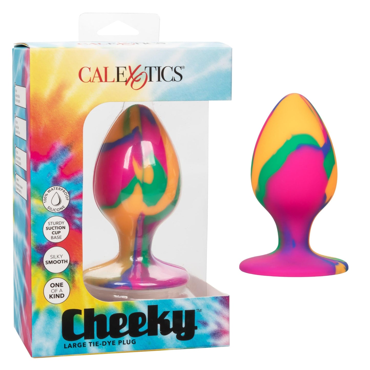 Bold Tie-Dye Large Cheeky Plug
