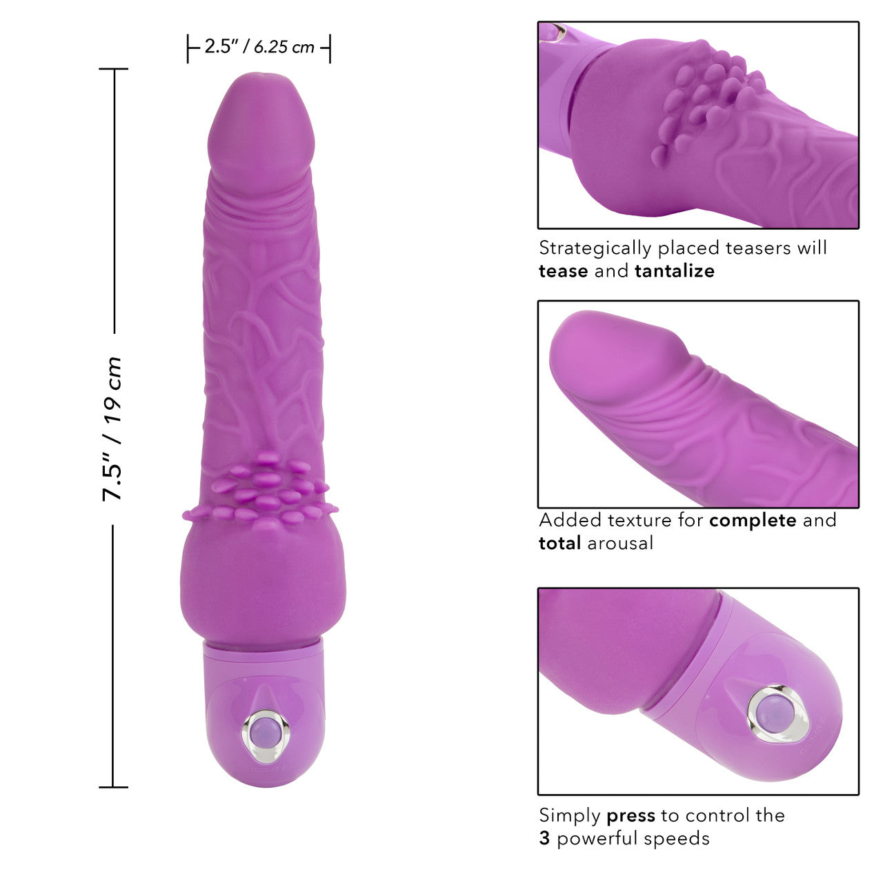 Power Stud Clitterific W/p Morado