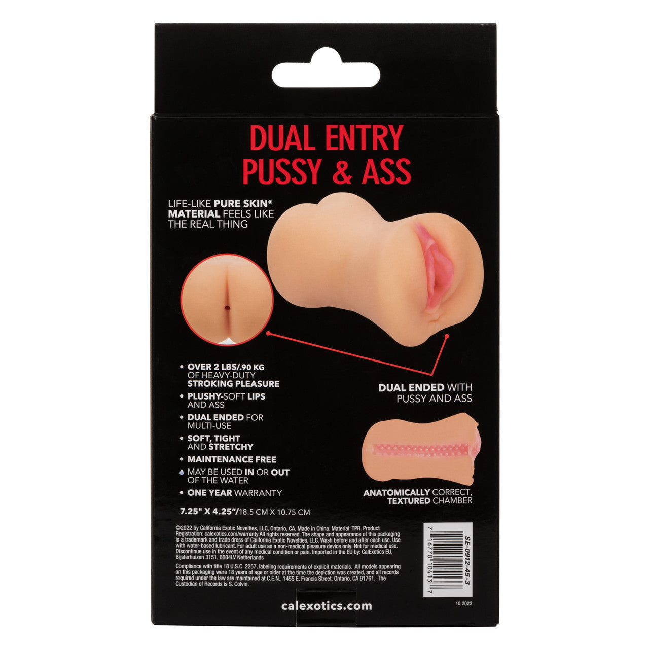 Stroke It Dual Entry Pussy & Ass Ivory