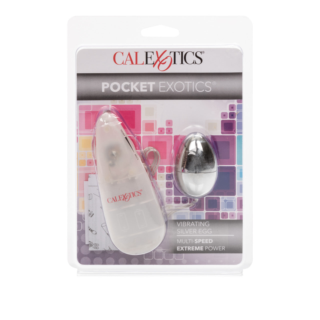 Huevo Vibrador Plata Pocket Exotics