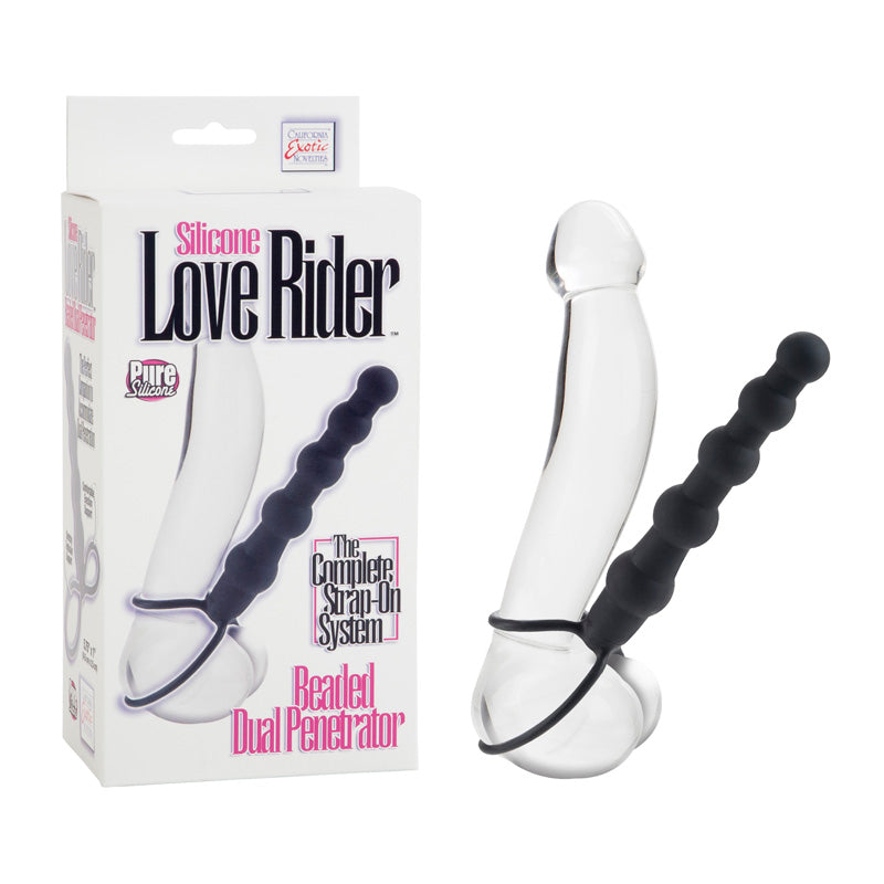 Love Rider Beaded Dual Penetrator Black