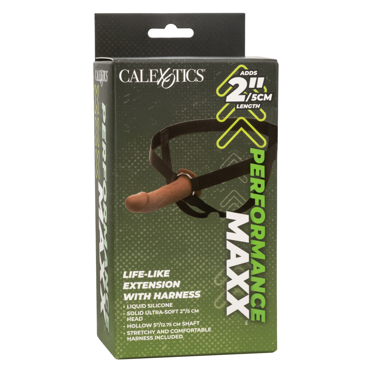 Extensión Performance Maxx Lifelike Con Arnés Marrón