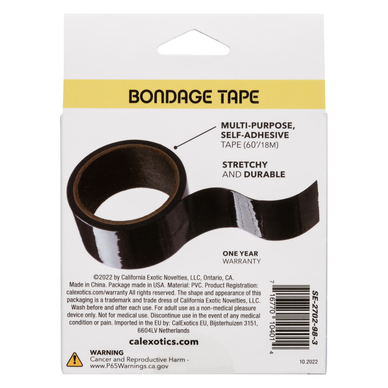 Cinta Bondage Sin Límites Negra
