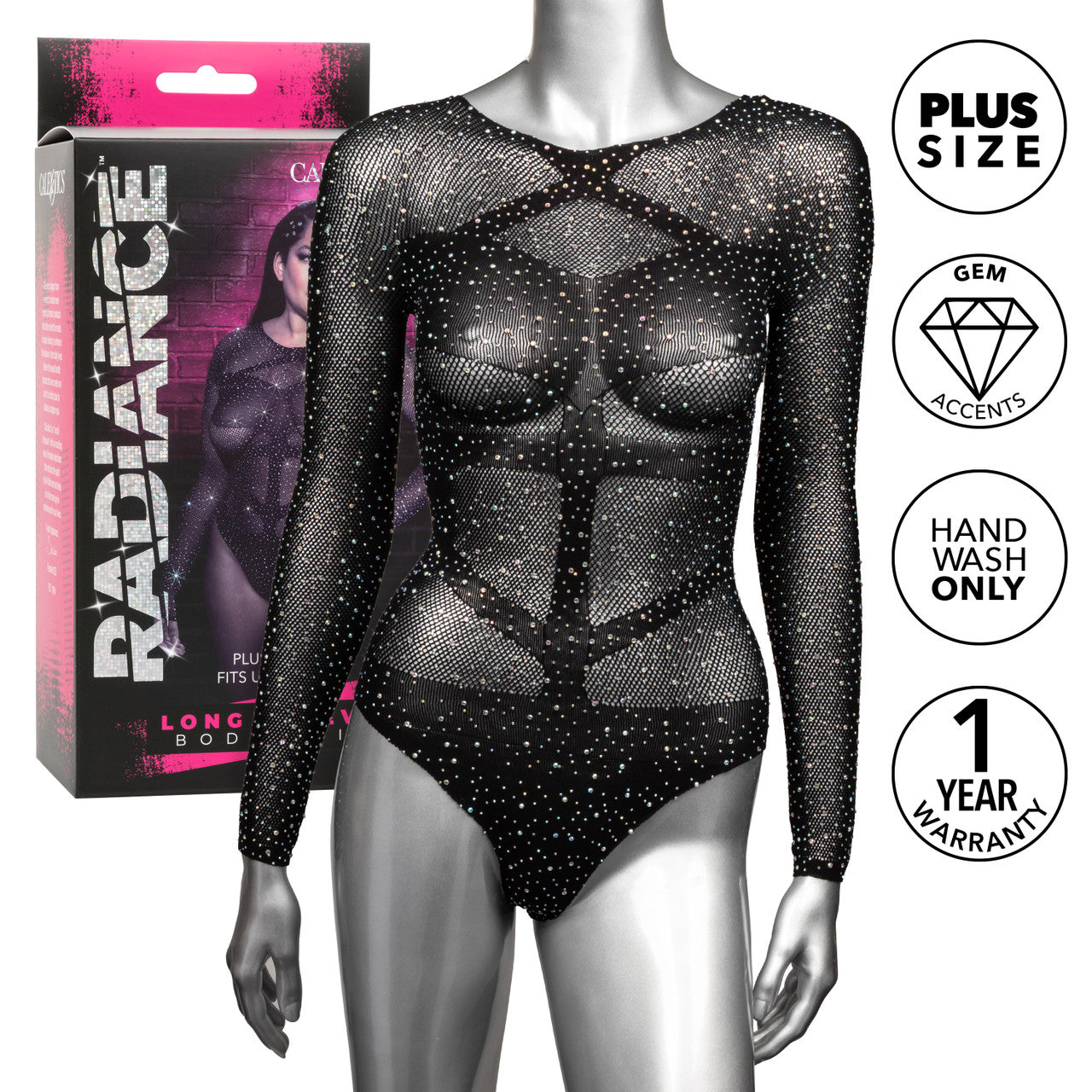 Body de manga larga Radiance Plus