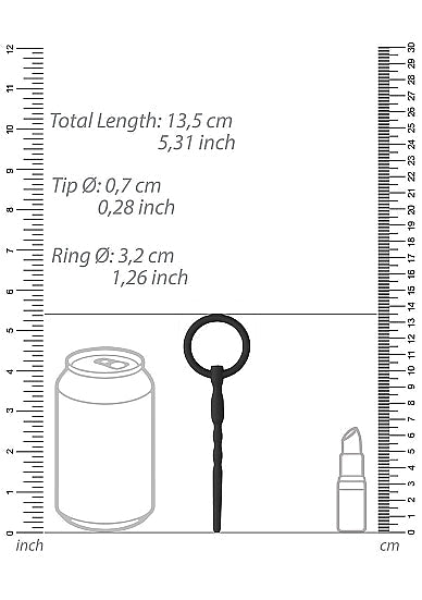 Tapón uretral de silicona Sensory Surge de 0,3 pulgadas/7 mm