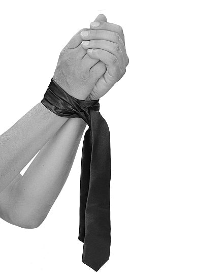 Ebony Elegance Silk Bondage Scarf