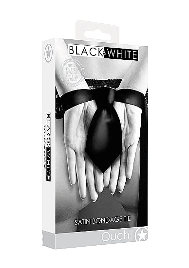 Ebony Elegance Silk Bondage Scarf
