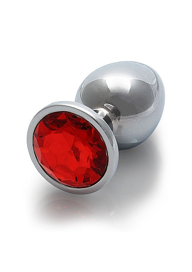 Plug Anal Plata Mediano Scarlet Jewel