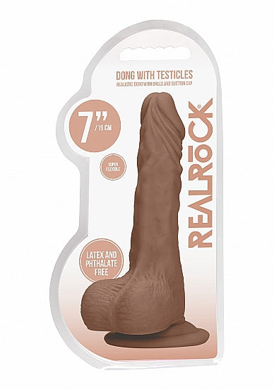 Realrock 7 pulgadas Dong Tan con testículos