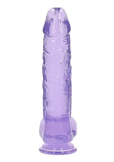 Realrock Consolador Realista Con Bolas 10in Morado