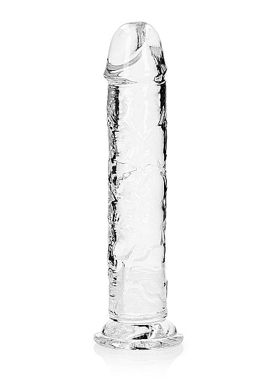Realrock Consolador Recto Realista 11in Transparente