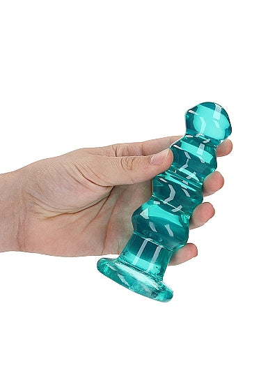Consolador O Plug Anal Curvy Realrock Turquesa
