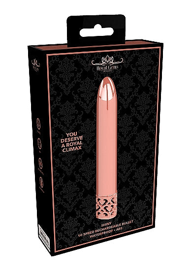 Royal Gems Shiny Rose Abs Bullet Rechargeable