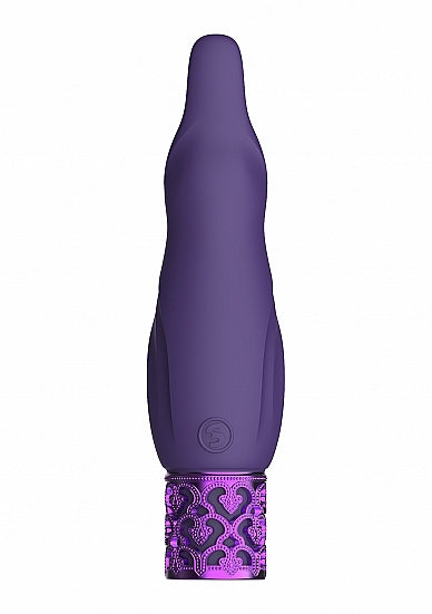 Bala de silicona recargable color morado brillante de Royal Gems