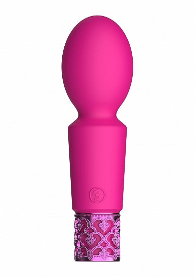 Bala de silicona recargable rosa brillante Royal Gems