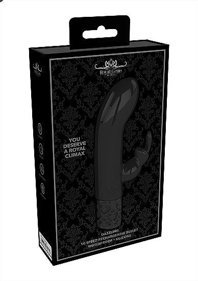 Royal Gems Dazzling Black Bala de silicona recargable