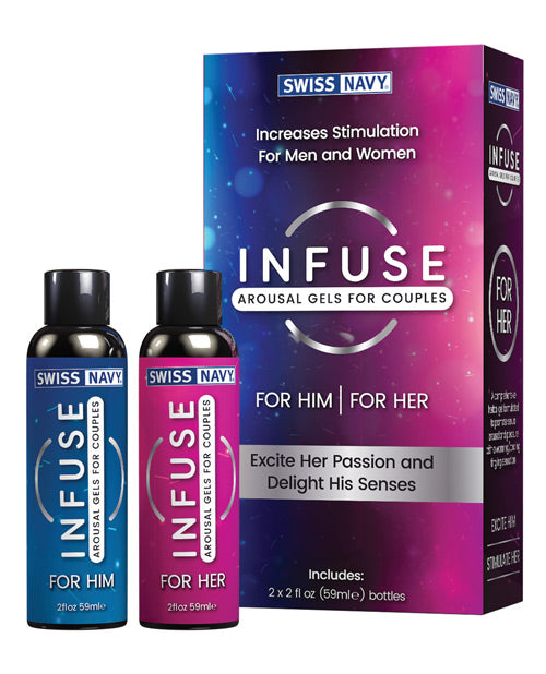 Swiss Navy Infuse Gel de excitación 2 en 1 para él y para ella