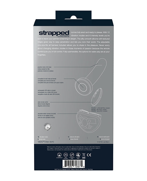 Correa recargable Vedo Strapped en solo negro