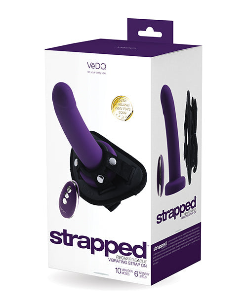 Correa recargable Vedo Strapped en morado oscuro