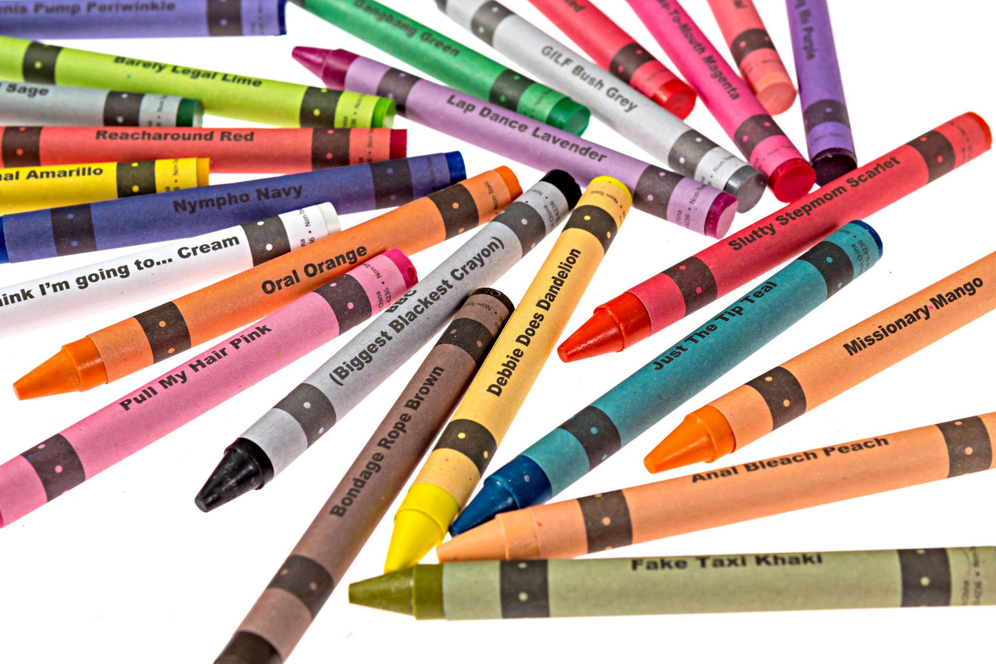 Paquete de crayones ofensivos