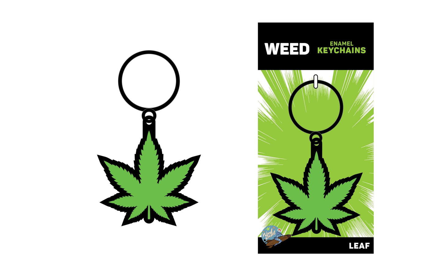 Llavero Hoja Verde