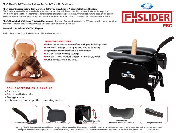 Silla de placer de lujo Celestial Cloud 9 F-slider