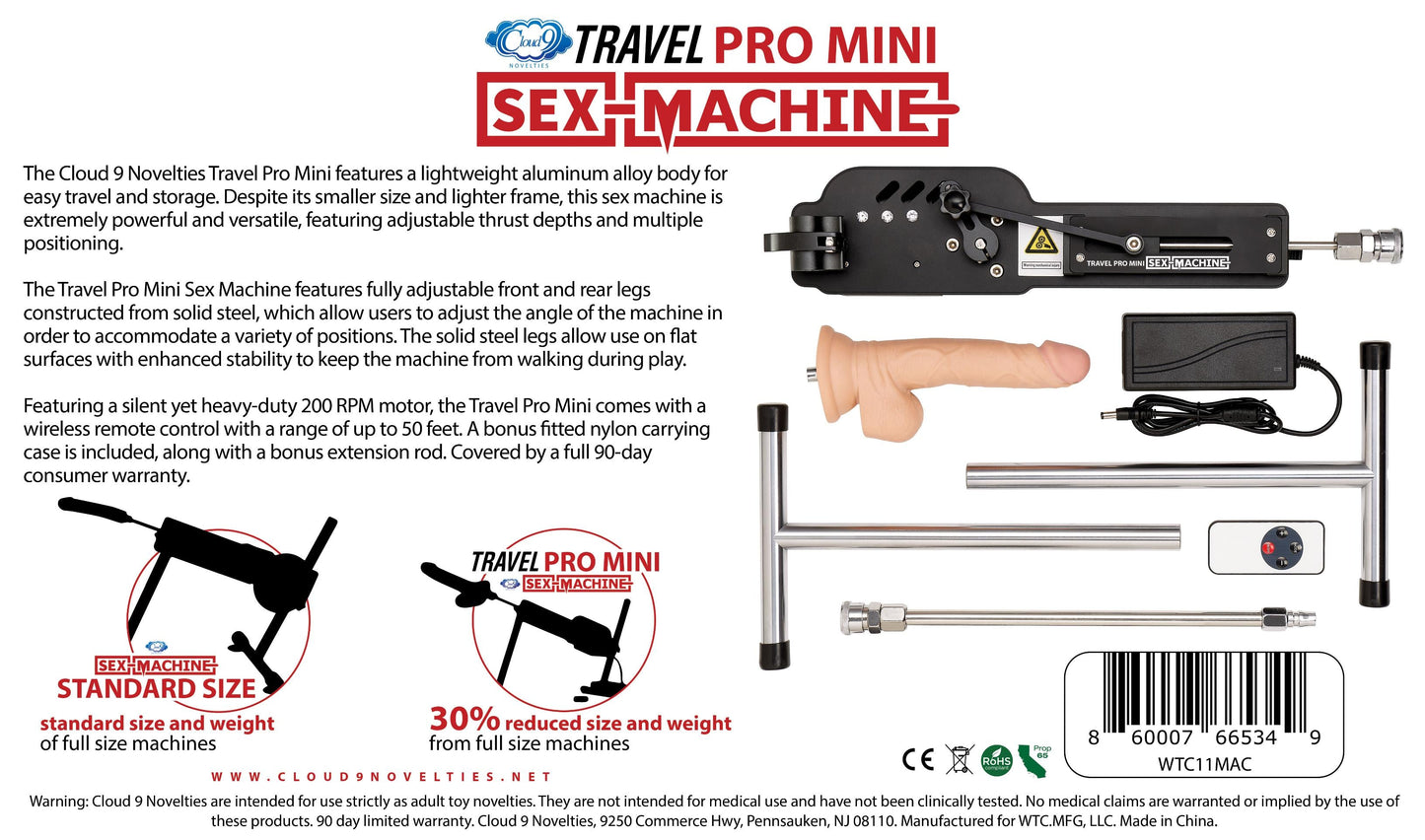 Mini motor de placer Wanderlust