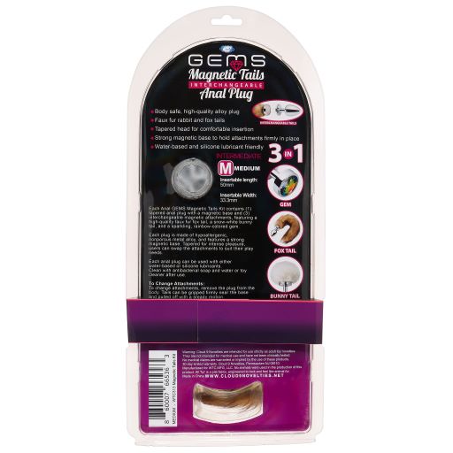 Kit de tapón anal Galaxy de piedras preciosas