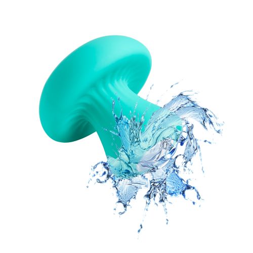 Masajeador personal con forma de hongo en color verde azulado Health & Wellness de Cloud 9