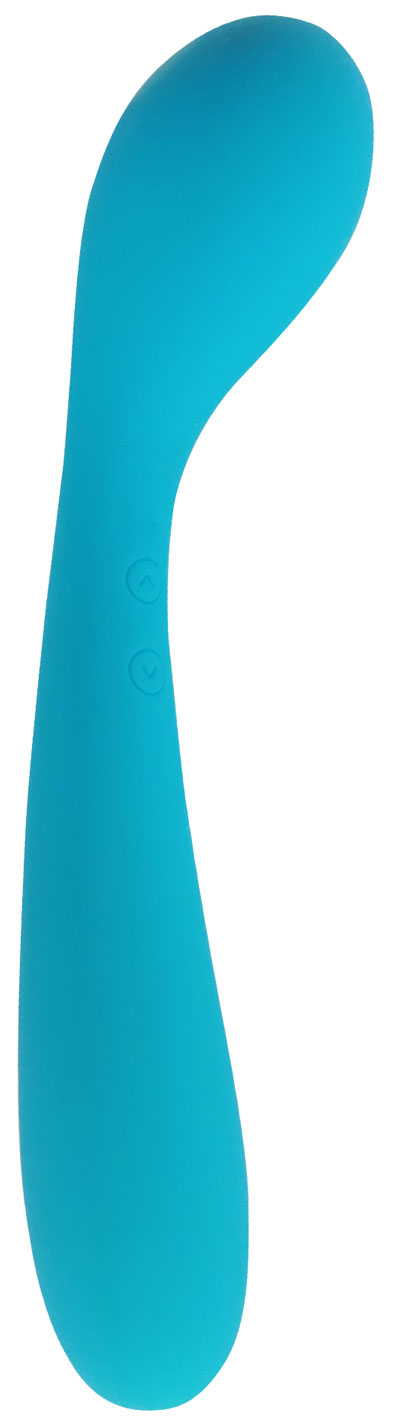 Cloud 9 Health & Wellness Punto G recargable Slim 7 pulgadas Motores duales Aqua Blue