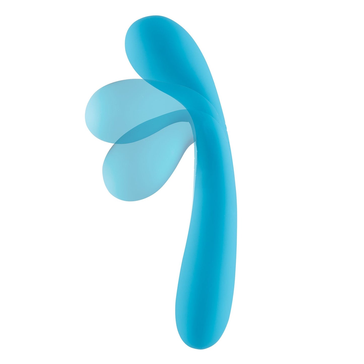 Cloud 9 Health & Wellness Punto G recargable Slim 7 pulgadas Motores duales Aqua Blue