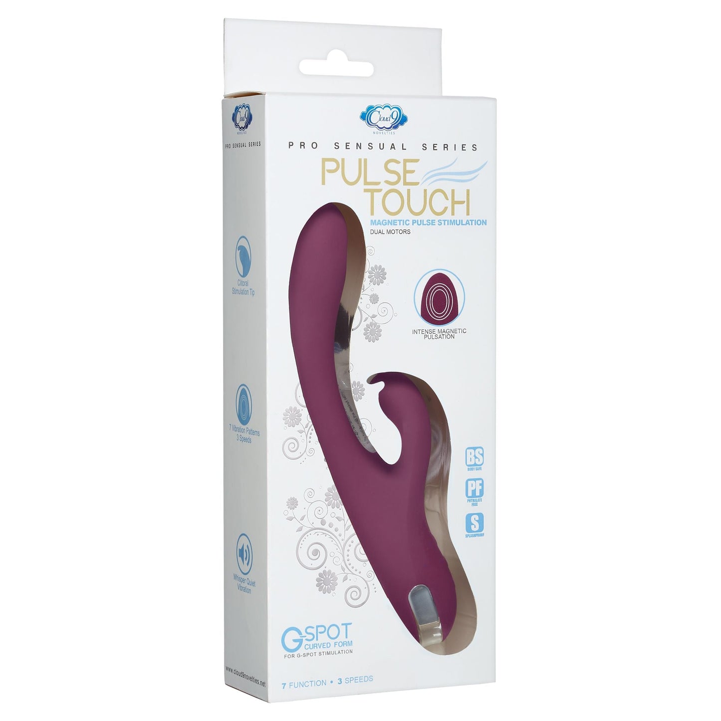 Cloud 9 Pro Sensual Series Pulse Touch Rabbit G Ciruela