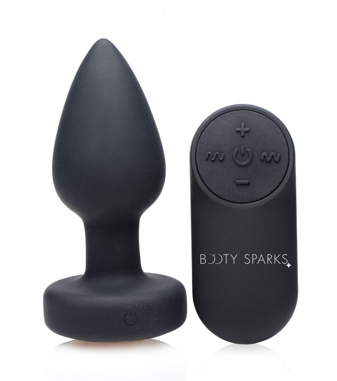 Small LED Vibrating Silicone Plug by Booty Sparks