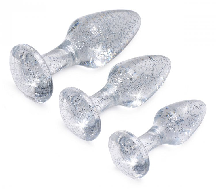 Colección de tapones anales Glitter Gem