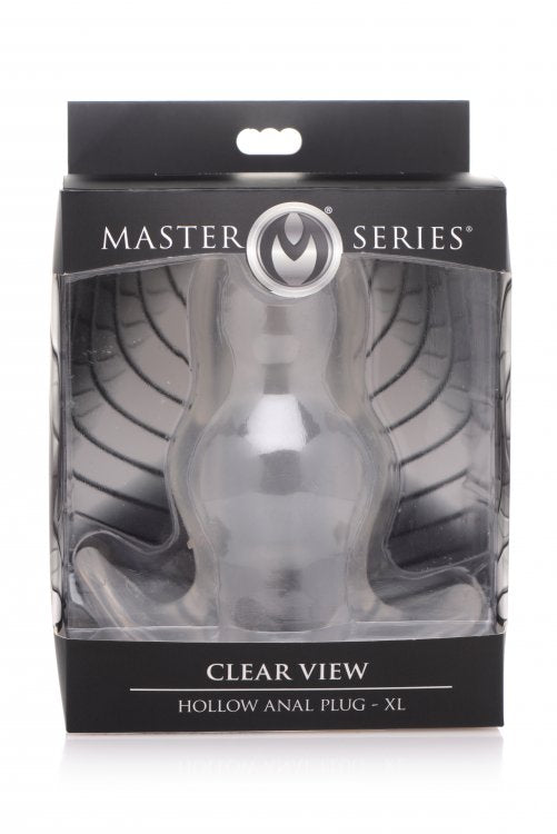 Master Series Clear View Plug Anal Hueco Xl
