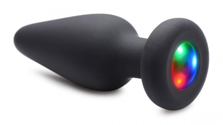 Plug anal mediano iluminado de silicona Illumina