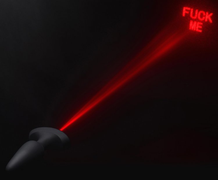 Laser Fuck Me Small Anal Plug con control remoto de Booty Sparks