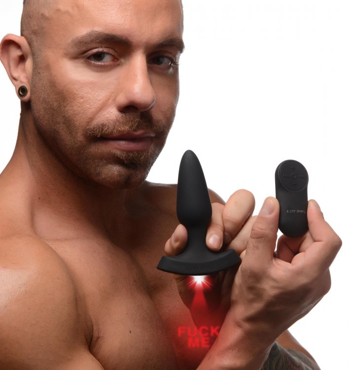 Laser Fuck Me Small Anal Plug con control remoto de Booty Sparks