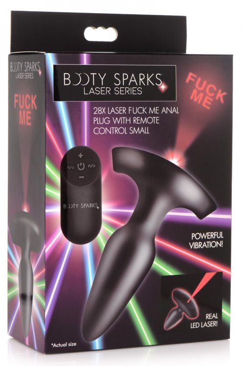 Laser Fuck Me Small Anal Plug con control remoto de Booty Sparks