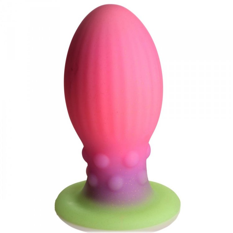 Galactic Glow Xeno Egg Silicone Glow-In-The-Dark Egg