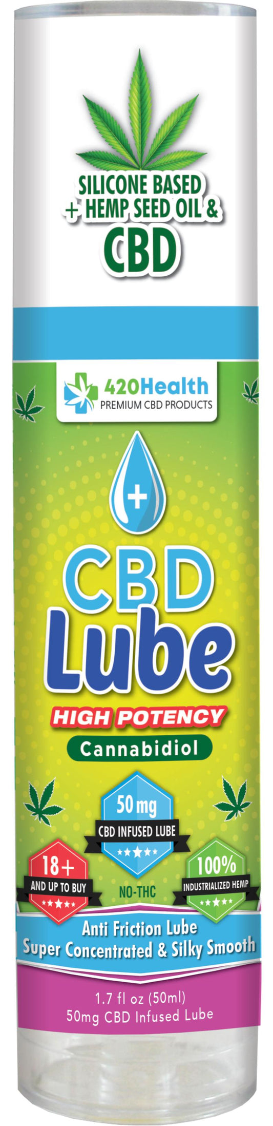 Lubricante 420 Health Cbd, botella de 1,7 oz