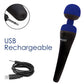 Masajeador Palm Power Azul Recargable Impermeable