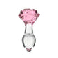 Plug Anal de Vidrio "Rosy" Rosa