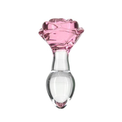 Plug Anal de Vidrio "Rosy" Rosa