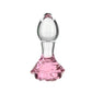Plug Anal de Vidrio "Rosy" Rosa